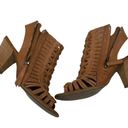 Paul Green  Rosa Woven Sandals - Brown - US 9 Photo 7