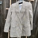 ZARA  stripe blazer double breasted detail button blazer S Photo 2