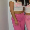 Lulus Pink Jeans Photo 5