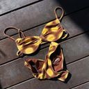 Frankie’s Bikinis Frankies Bikinis Maggie Terry Underwire Bikini Top in Golden Sun Print Photo 3