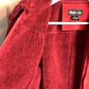 Style & Co Vintage Red Faux Shearling Coat New with Tag Size Medium Photo 6