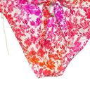 PilyQ  Azalea Floral High Waist Bikini Bottoms Pink Size Medium Photo 10