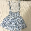 Blue And White Mini Dress Photo 1