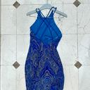 Jump NWOT  Apparel Peacock Strappy Back Dress Photo 1