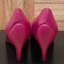 Jil Sander Fuchsia Leather Wedge Pump Size 39 Photo 4