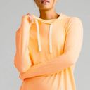 Zyia  | Boyfriend Hoodie Sunburst Orange Oversized Pullover Sweatshirt | XXS Photo 5