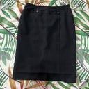 Striped work skirt, black pencil skirt, a line skirt, office skirt, skirt suit Size 6 Photo 0