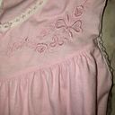 Vintage NICOLE baby pink maxi Nightgown Large Photo 6