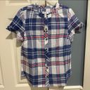 Denim & Co Women’s Size XXS D & Co mpany Plaid Button Down Shirt Photo 0