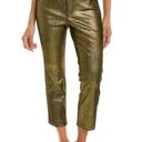 Lafayette 148  New York leather Mercer pants metallic finish 0 Photo 0