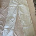 Wild Fable High Rise White Pants With Unique Patchwork Design Photo 3