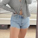 Urban Outfitters Gray Ribbed Cropped Cardigan Photo 0