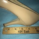 Madden Girl  “Getta” Nude vegan patten leather square closed toed heels SZ 7 Photo 8