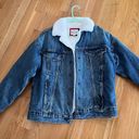 American Eagle Fleece Lined Denim Jacket Photo 1