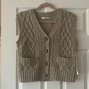 Twisted Redone Wool  Vest Cardigan Size Small Photo 0