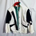 London Fog  vintage women’s size medium white, red and green jacket Photo 2