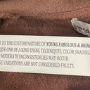 Young Fabulous and Broke  Anthropology Small Cropped Jacket Velour Full-Zip Hooded Photo 5