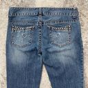 GUESS Vintage Y2K Faded Low Rise Studded Pockets Slim Straight Leg Jeans Photo 5