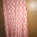 Ultra Pink Little orange flowy polka dot dress Photo 3