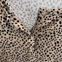 Lush Clothing Lush long sleeve leopard animal print drop waist dress size large Photo 5