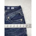 Miss Me  Jeans Womens Sz 28 boot cut blue Denim Embellished Fleur de Lis Pockets Photo 3