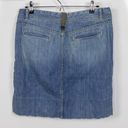 Calvin Klein Jeans Distressed Hem Denim Skirt Photo 1