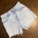 Cotton On  Long Straight Leg Cut Off Jean Shorts - size 4 Photo 0