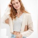 American Eagle AE || Boxy Patchwork Button-Up Cardigan NWT Photo 0