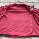 Port Authority  pink value fleece embroidered full zip jacket, size L outdoor Photo 5