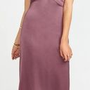 Show Me Your Mumu  Rome Twist Satin Gown Dress Plum Purple Size XXS NEW Photo 0