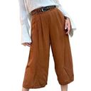 Cache 90s Vintage  Cropped Wide Leg High Waist Gaucho Pants 6 Photo 0