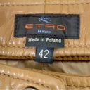 L.A.M.B. Etro Leather Moto Pants Size EU 42 US 6 Photo 6