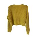 Love Tree  yellow cropped cardigan size M Photo 4