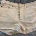 Levi’s White 501 Shorts Photo 0