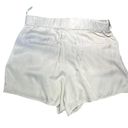 ZARA  High-waisted Pleated Cream Shorts 3”inseam Satin women sz  M Photo 1