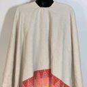 American Eagle  Outfitters Womens Native Poncho Fringe Multicolor One Size Photo 2