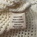 Joie  white knit cropped cotton cardigan sweater size S Photo 6