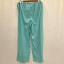 Danskin Turquoise Jogger Ladies LARGE Lightweight Stretch Dance Pants Photo 10