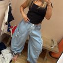 Free People Blue Outta Sight Parachute Pants Photo 1