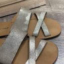 J.Crew  Metallic Gold Bali Sandal Photo 3