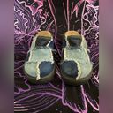 Lower East Side EUC  Vintage Y2K Denim Patchwork Slip on Platform Clogs Size 7 Photo 1