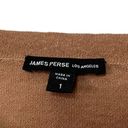 James Perse  Womens Pullover Knit Sweater Top High Low Size 1/US Small Photo 7