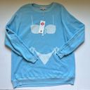 Wildfox  Couture | Pool Blue Bikini Bod Roadtrip Sweatshirt Size Small NWT Photo 1