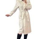 London Fog Vintage  Winter White Belted Rain Trench Photo 5