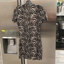 💕DEVON WINDSOR💕 Gemma Dress ~ Zebra Print Medium M Black Photo 8