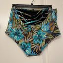 Urban Outfitters Under the Sun  High Waist Tropical Ruched VNeck Tankini Swimsuit Photo 6