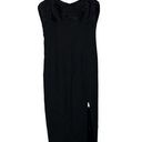 Laundry by Shelli Segal  Spaghetti Strap Midi Dress Semi Formal Black Size 8 Photo 0