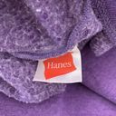 Hanes  XL Sweatpants Purple Straight Leg Stretch Elastic Waist Basics Loungewear Photo 2