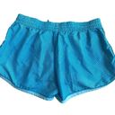 Under Armour  Women’s M Abstract Print Running Shorts Aqua Blue Lined Athletic Photo 2