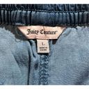 Juicy Couture  Womens pull on lyocell shorts sz L super soft Photo 2